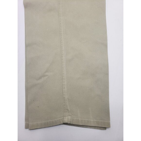 Lee Men’s Khaki Extreme Motion Flat Front Relaxed Taper Pants Size 40X30 - Picture 2 of 11